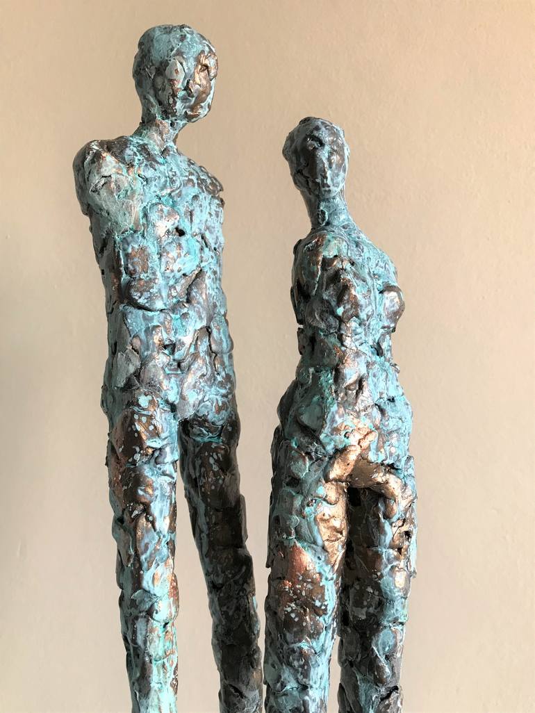 Original Figurative People Sculpture by Heather Burwell