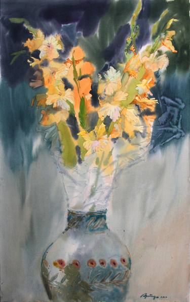 Print of Fine Art Floral Paintings by Artur Samofalov