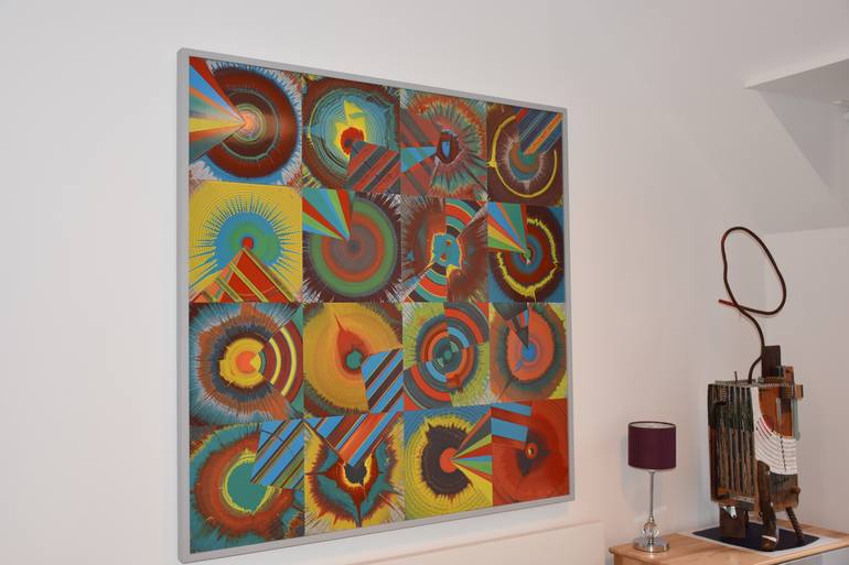 Original Abstract Painting by steve came