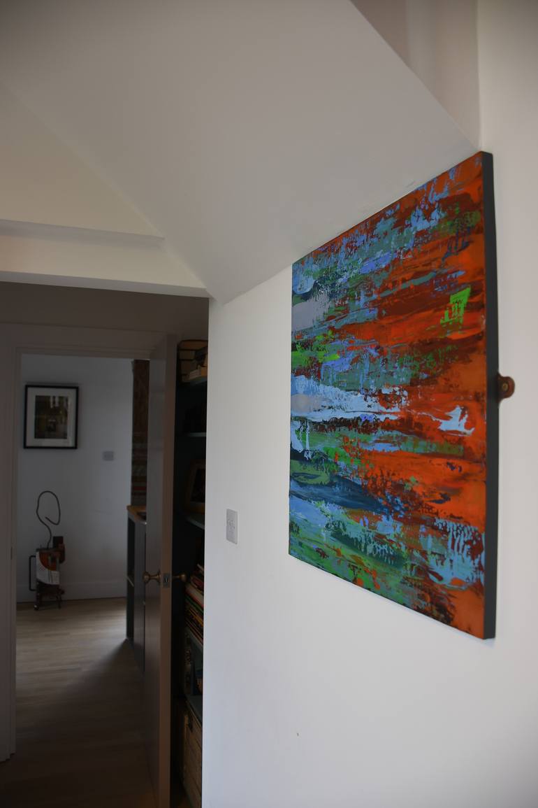 Original Fine Art Abstract Painting by steve came