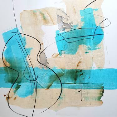 Original Abstract Music Paintings by Isabelle Mignot