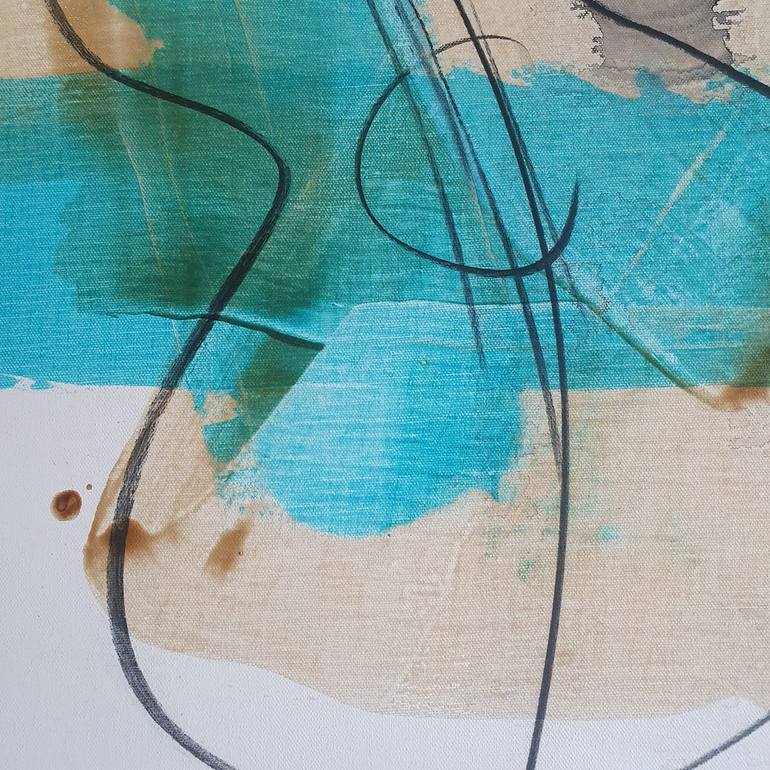 Original Abstract Music Painting by Isabelle Mignot
