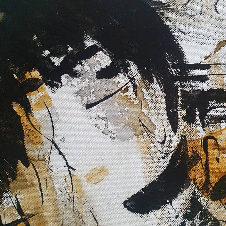 Original Abstract Music Painting by Isabelle Mignot