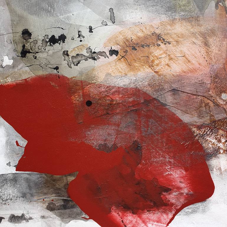 Original Abstract Expressionism Abstract Painting by Isabelle Mignot