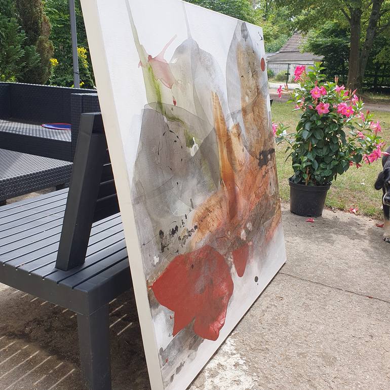 Original Abstract Expressionism Abstract Painting by Isabelle Mignot