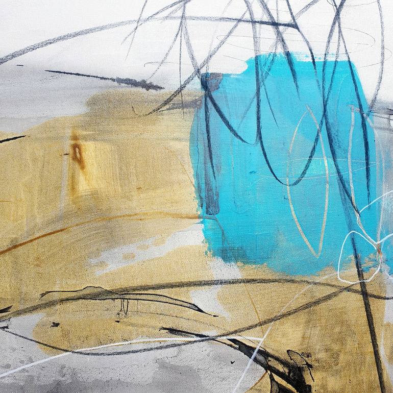 Original Abstract Expressionism Abstract Painting by Isabelle Mignot