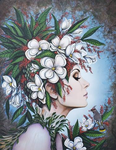 Original Floral Paintings by Juju Bartush