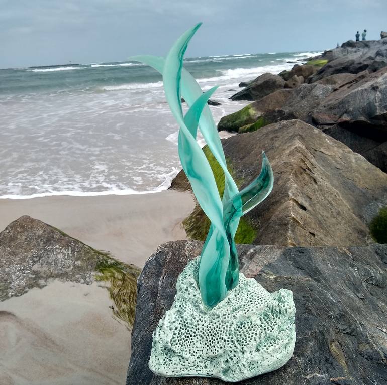 Original 3d Sculpture Beach Sculpture by Jim Davis