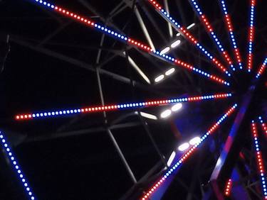 Ferris Wheel at Night at Asbury Park NJ thumb