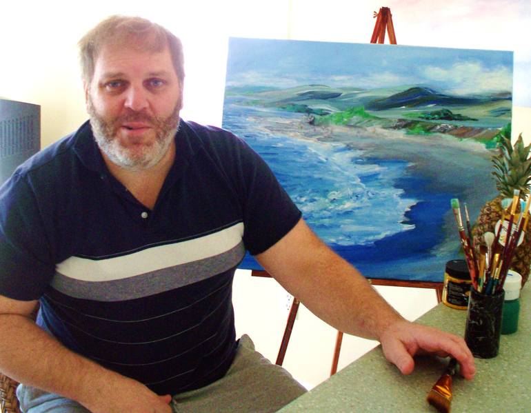 Original Documentary Landscape Painting by Eric Michael Schiabor
