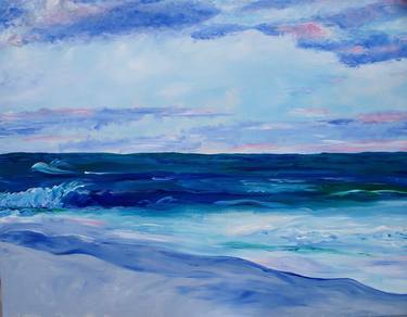 Original Impressionism Seascape Paintings by Eric M Schiabor