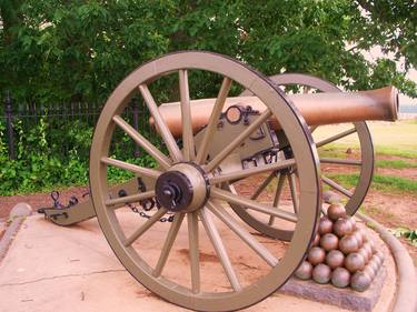 Cannon At The Angle Point Gettysburg PA - Limited Edition of 25 thumb