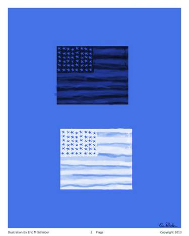 Two Flags - Limited Edition of 5 thumb