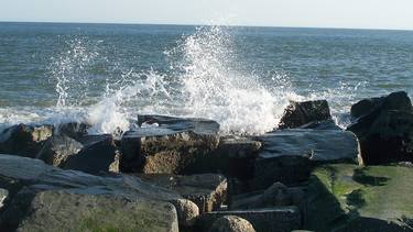 Crashing Waves at Jersey Shore thumb