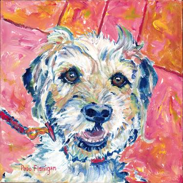 Print of Impressionism Dogs Paintings by Popo Flanigan