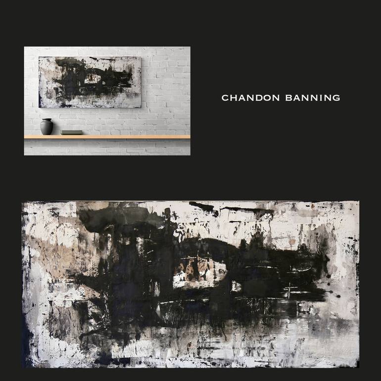 Original Abstract Expressionism Abstract Painting by Chandon Banning