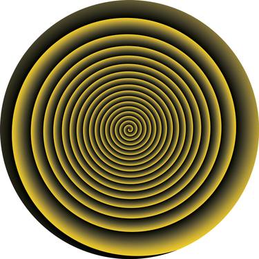 Spiral - Yellow - States of mind - Sculpture thumb