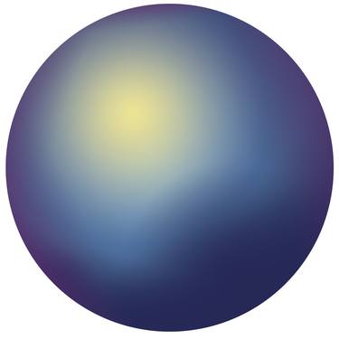Serenity - Blue, Violet - Circle - (edition of 10) thumb