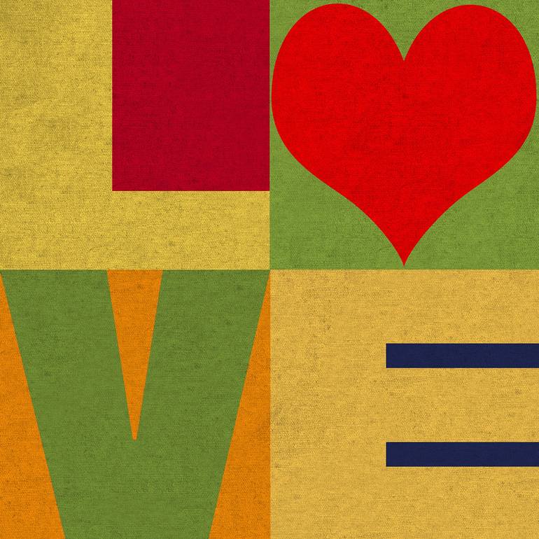 Original Abstract Love Sculpture by Nywa Art Project