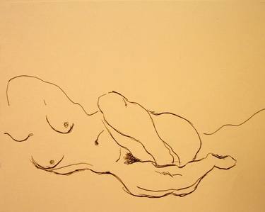 Original Figurative Body Drawings by NYWA ART PROJECT