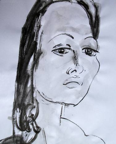 Original Abstract Portrait Drawings by NYWA ART PROJECT