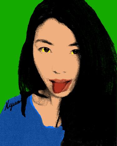 POP ART YOUR SELF!FUNNY GIRL #015 - POP ART, ANDY WARHOL SERIES thumb