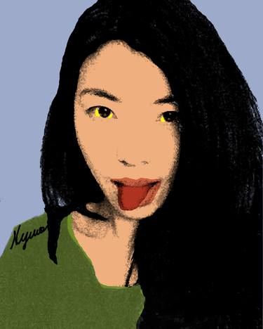 POP ART YOUR SELF! PORTRAIT OF A BEAUTIFUL FUNNY GIRL #024 thumb