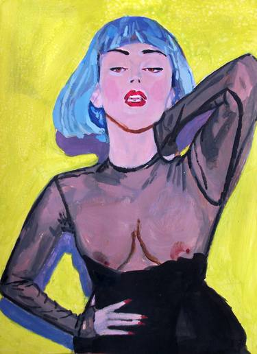Original Figurative Pop Culture/Celebrity Paintings by NYWA ART PROJECT