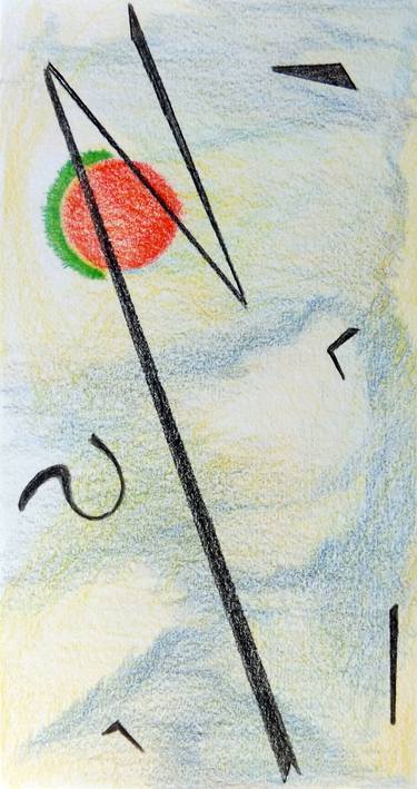 Abstract illustration Kandinskij inspired - Pastel drawing thumb