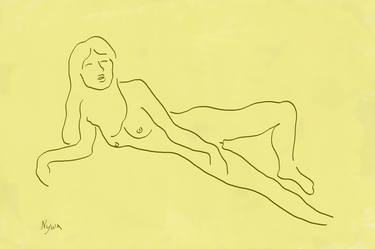 Original Figurative Nude Digital by NYWA ART PROJECT