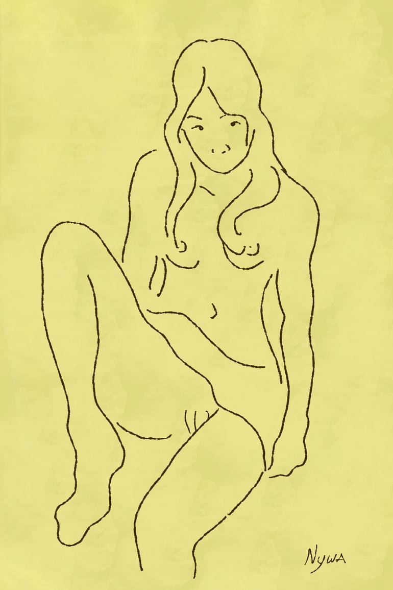 Nude Young Girl Digital by NYWA ART PROJECT | Saatchi Art