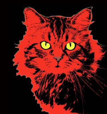 Original Pop Art Animal Digital by Nywa Art Project