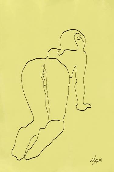 Original Minimalism Erotic Digital by NYWA ART PROJECT