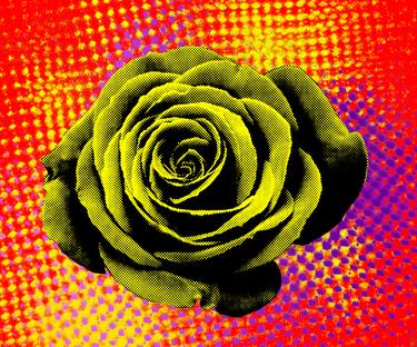 Original Pop Art Floral Digital by NYWA ART PROJECT