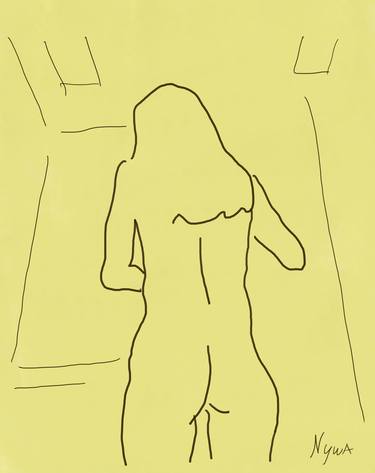 Original Figurative Nude Digital by NYWA ART PROJECT