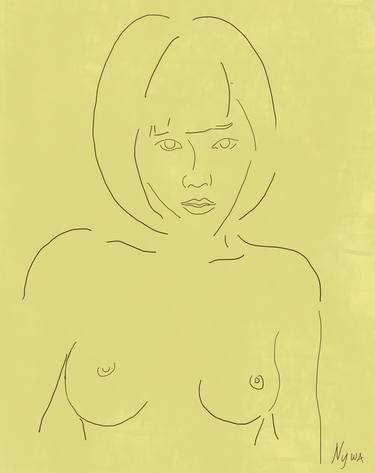 Original Minimalism Nude Digital by NYWA ART PROJECT