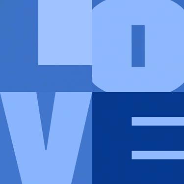 Original Abstract Love Digital by Nywa Art Project