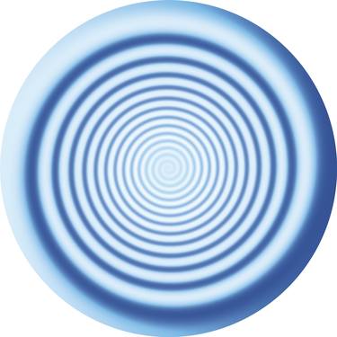 Spiral - Ligth blue - States of mind - Sculpture thumb
