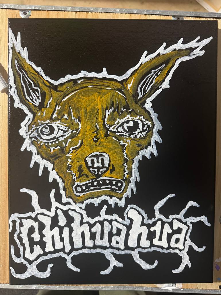 Original Black & White Graffiti Drawing by Travis Burns