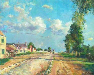 Original Impressionism Landscape Paintings by Mishyra Vladimir
