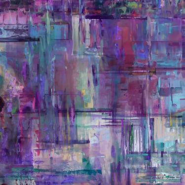 Original Abstract Digital by James Christopher Hill