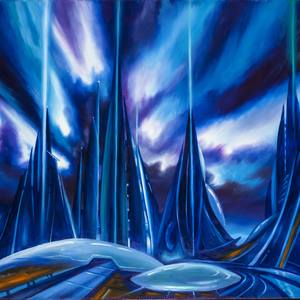 Collection Science Fiction and Space Paintings 