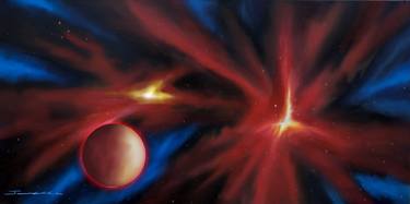 Original Science Paintings by James Christopher Hill