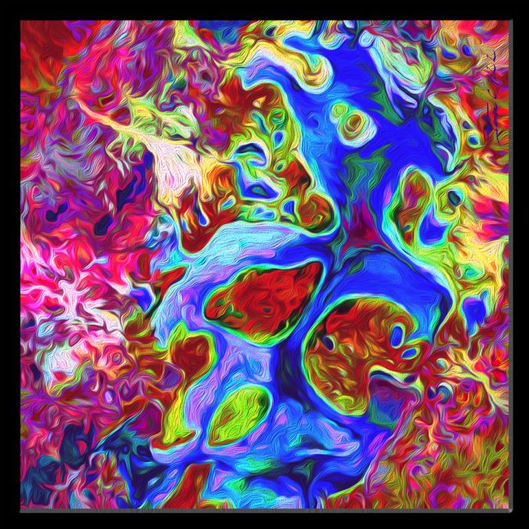 Original Abstract Expressionism Abstract Painting by James Christopher Hill