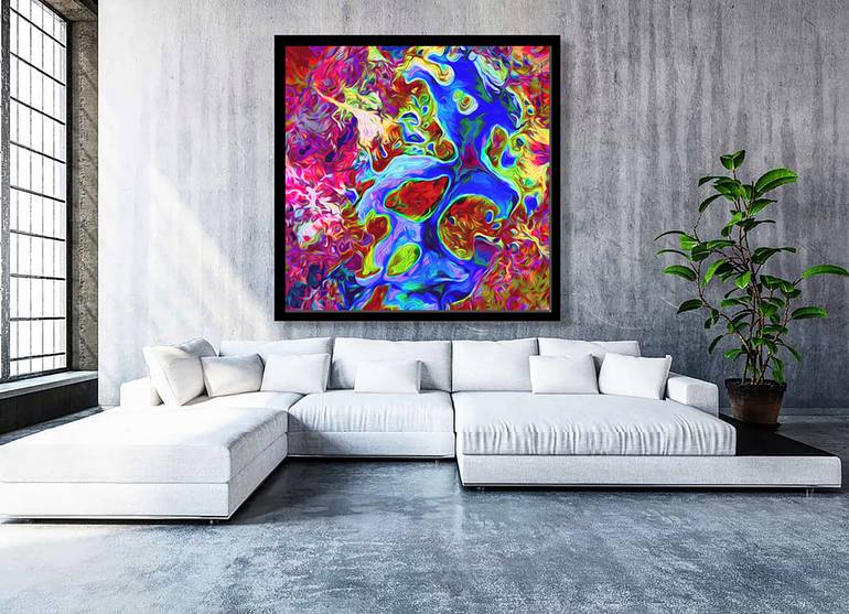 Original Abstract Expressionism Abstract Painting by James Christopher Hill