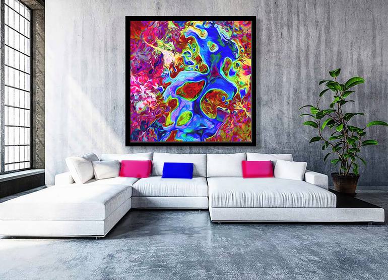 Original Abstract Expressionism Abstract Painting by James Christopher Hill