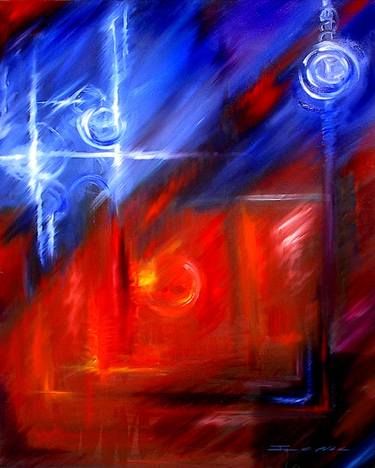 Original Fine Art Abstract Paintings by James Christopher Hill