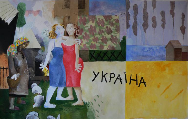 Original Political Painting by mezinski philippe