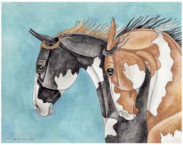 Print of Illustration Horse Paintings by S JOYNER