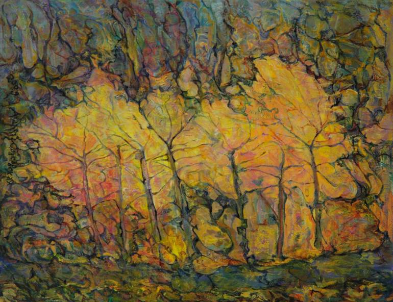 Maples Painting by Anna Yurasovsky | Saatchi Art